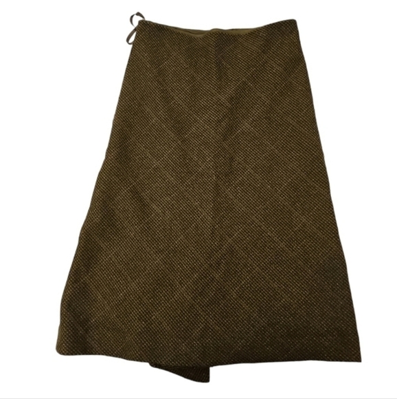 Vintage Lauren Ralph Lauren green label wool midi skirt - Picture 6 of 6